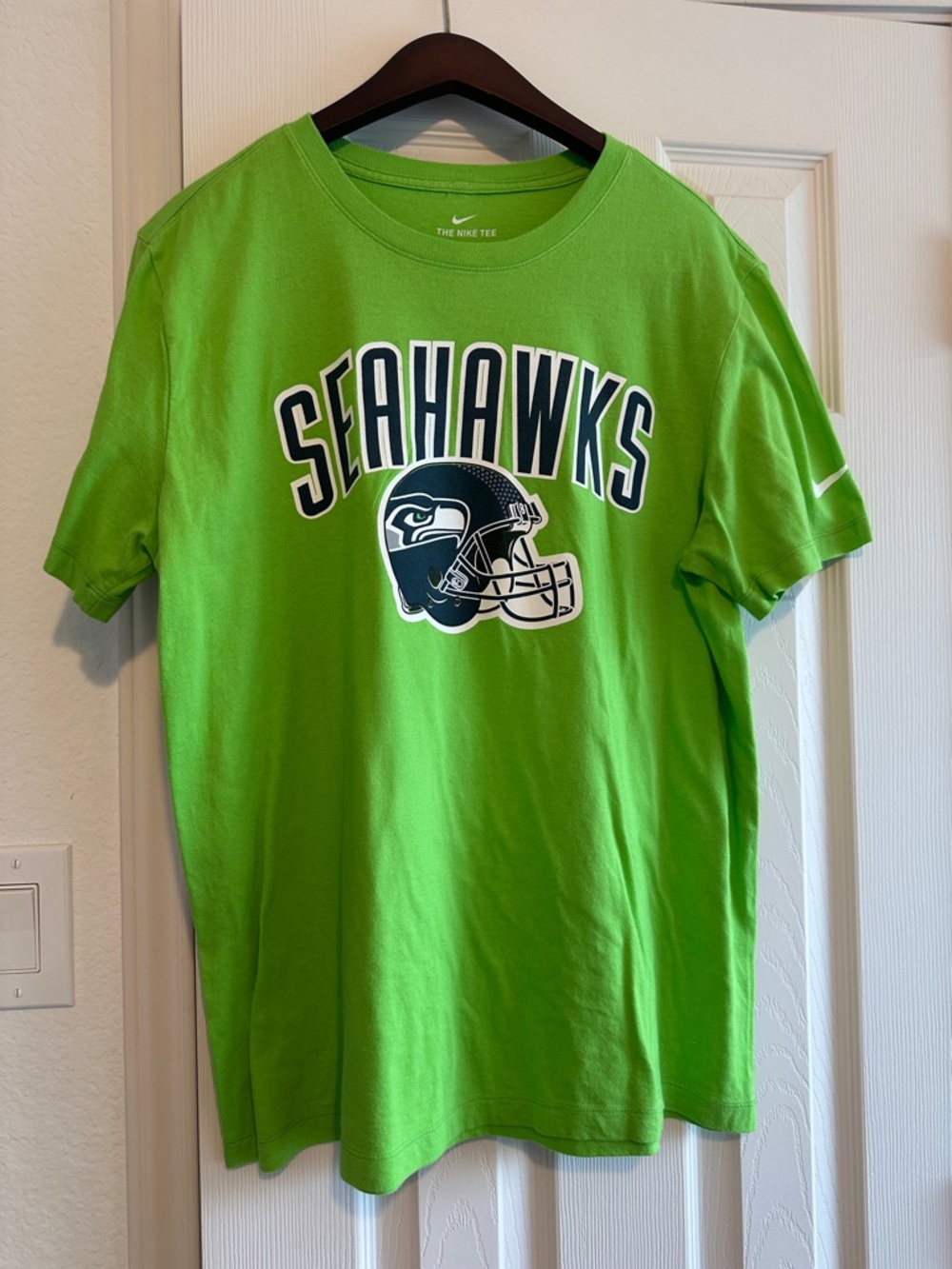 Nike Seattle Seahawks Bright Green The Nike Tee - Football